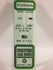 EVERGREEN 111 .015 X .030 STYRENE STRIPS