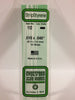 EVERGREEN 112 .015 X .040 STYRENE STRIPS