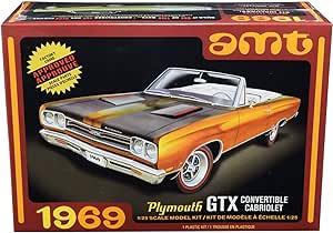 AMT 1137 1/25 1969 PLYMOUTH GTX CONVERTIBLE