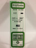 EVERGREEN 113 .015 X .060 STYRENE STRIPS