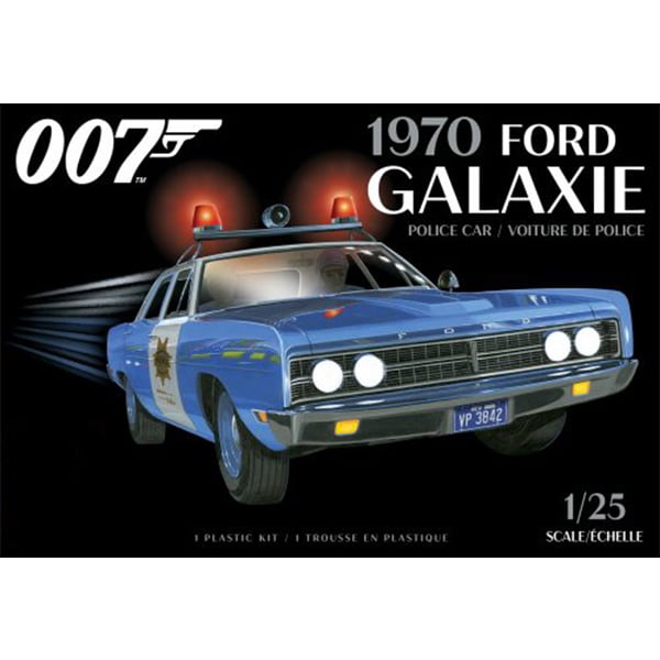 AMT 1172 1/25 1970 FORD GALAXIE POLICE CAR JAMES BOND