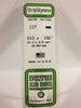 EVERGREEN 117 .015 X .156 STYRENE STRIPS