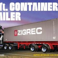 AMT 1196 1/25 40FT CONTARINER TRAILER