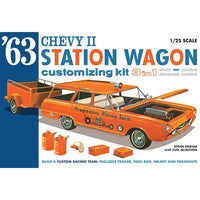 AMT 1201 1/25 1963 CHEVY II STAION WAGON CUSTOMIZING KIT 3 N 1