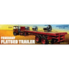 AMT 1399 1/25 FRUEHAUF FLATBED TRAILER