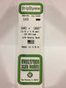 EVERGREEN 143 .040 X .060 STYRENE STRIPS