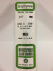 EVERGREEN 147 .040 X .156 STYRENE STRIPS