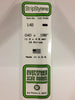 EVERGREEN 148 .040 X .188 STYRENE STRIPS