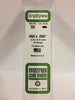 EVERGREEN 154 .060 X .080 STYRENE STRIPS