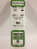EVERGREEN 168 .080 X .188 STYRENE STRIPS