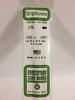 EVERGREEN 176 .100 X .125 STYRENE STRIPS