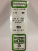 EVERGREEN 179 .100 X .250 STYRENE STRIPS