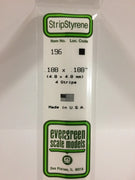EVERGREEN 196 .188 X .188 STYRENE STRIPS