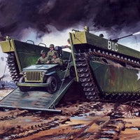 AIRFIX 2302 1/76 BUFFALO & WILLYS MB JEEP