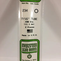EVERGREEN 234 .438 STYRENE ROUND TUBING