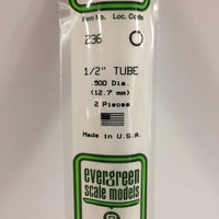 EVERGREEN 236 .500 STYRENE ROUND TUBING