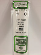 EVERGREEN 236 .500 STYRENE ROUND TUBING