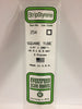 EVERGREEN 254 .250 STYRENE  SQUARE TUBES