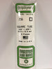 EVERGREEN 256 .375 STYRENE  SQUARE TUBES