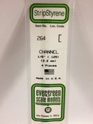 EVERGREEN 264 .125 STYRENE  CHANNELS