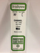 EVERGREEN 267 .250 STYRENE  CHANNELS