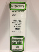 EVERGREEN 268 .312 STYRENE  CHANNELS