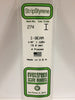 EVERGREEN 274 .125 STYRENE I BEAMS