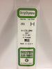 EVERGREEN 281 .060 STYRENE H COLUMNS