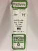 EVERGREEN 284 .125 STYRENE H COLUMNS