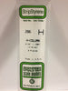 EVERGREEN 286 .188 STYRENE H COLUMNS