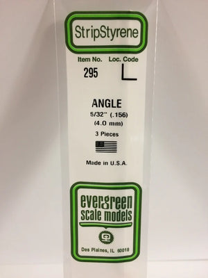 EVERGREEN 295 .156 STYRENE ANGLES