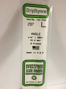 EVERGREEN 297 .250 STYRENE ANGLES