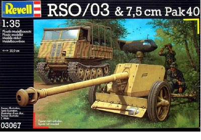 REVELL 03067 1/35 RSO/03 & 7.5 CM PAK40