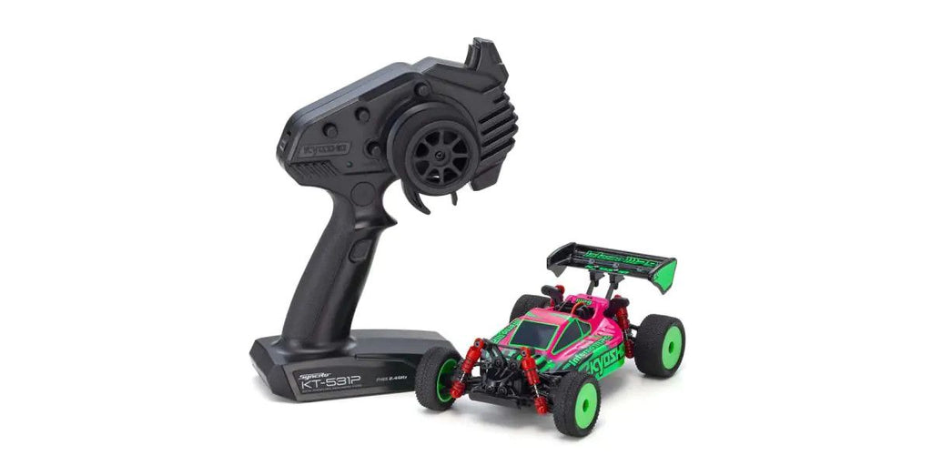 KYOSHO 32093PGR MINI Z BUGGY READY SET INFERNO MP9 PINK/GREEN
