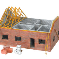 BACHMANN 35105 HO RESIDENTIAL BUILDING SITE PRE BUILT