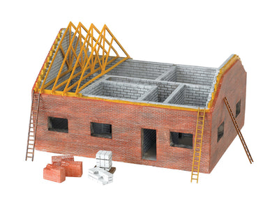 BACHMANN 35105 HO RESIDENTIAL BUILDING SITE PRE BUILT