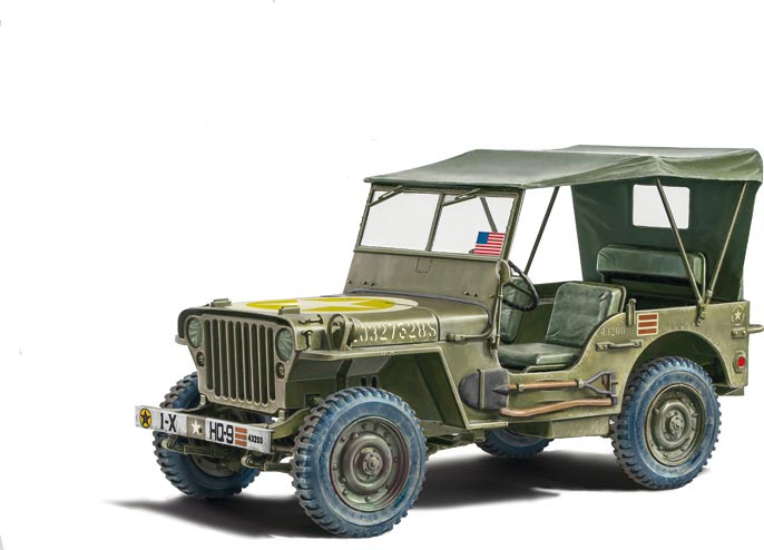 ITA 3635 1/24 WILLYS JEEP: 80TH ANNIVERSARY