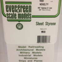 EVERGREEN 4083 .083 STYRENE NOVELTY SIDING