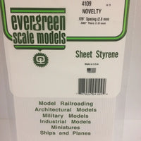 EVERGREEN 4109 .109 STYRENE NOVELTY SIDING