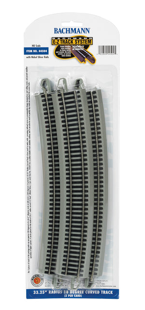 BACHMANN 44504 HO 33.25 INCH RADIUS CURVE