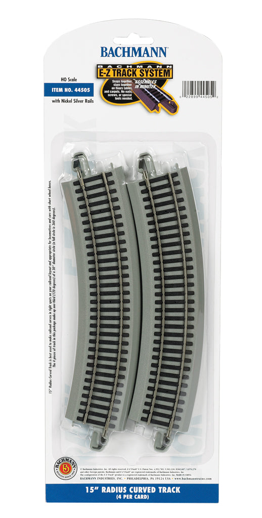 BACHMANN 44505 HO 15 INCH RADIUS TRACK