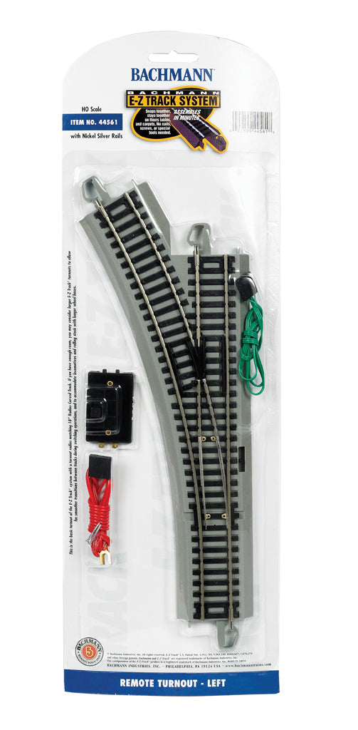 BACHMANN 44561 HO REMOTE TURNOUT - LEFT