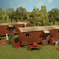 BACHMANN 45175 HO RAILROAD WORK SHEDS (2 PER BOX) KIT