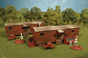 BACHAMNN 45175 HO RAILROAD WORK SHEDS (2 PER BOX) KIT