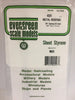 EVERGREEN 4523 .040 X .375  STYRENE STANDING SEAM ROOFING