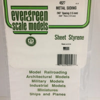 EVERGREEN 4527 .060 STYRENE CORRUGATED SIDING