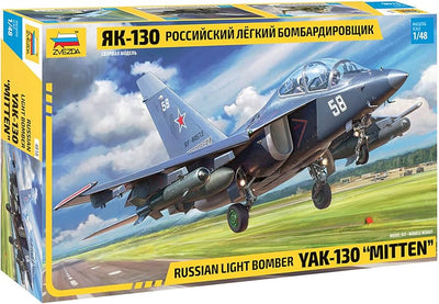 ZVESDA 4818 1/48 YAK-130 RUSSIAN LIGHT BOMBER (MITTEN)