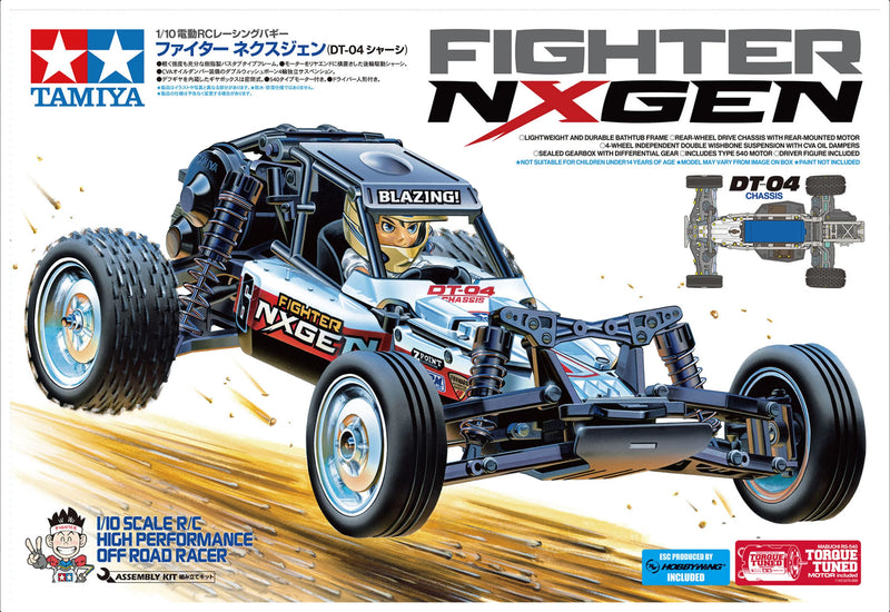 TAMIYA FIGHTER NXGEN 1/10 RCカーキット Fighter NXGEN 1/10 2WD Electric Off-Road Buggy (DT-04