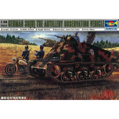 TRUMPETER 1/35 355 GERMAN 38(H) ARTILLERY OBSERVATION VEHICLE