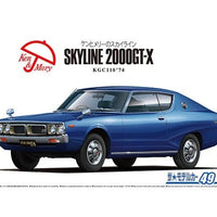 AOSHIMA 61077 1/24 1974 NISSAN SKYLIN 2000GT-X